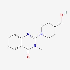 2-(4-(hydroxymethyl)piperidin-1-yl)-3-methylquinazolin-4(3H)-one
