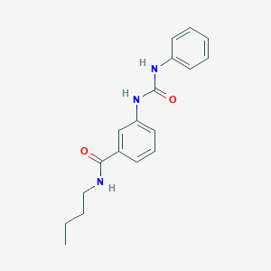 molecular formula C18H21N3O2 B267571 3-[(anilinocarbonyl)amino]-N-butylbenzamide 