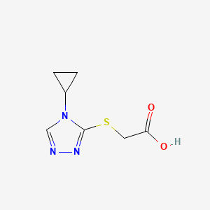 [(4-cyclopropyl-4H-1,2,4-triazol-3-yl)thio]acetic acid