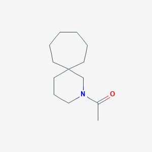 molecular formula C13H23NO B2675747 1-(2-Azaspiro[5.6]dodecan-2-yl)ethan-1-one CAS No. 1444594-73-3