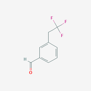 B2675779 3-(2,2,2-Trifluoroethyl)benzaldehyde CAS No. 1368345-17-8