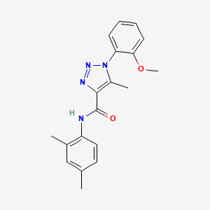 molecular formula C19H20N4O2 B2675822 N-(2,4-dimethylphenyl)-1-(2-methoxyphenyl)-5-methyl-1H-1,2,3-triazole-4-carboxamide CAS No. 866864-47-3