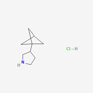 3-(1-Bicyclo[1.1.1]pentanyl)pyrrolidine;hydrochloride