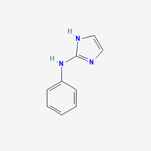 molecular formula C9H9N3 B2675854 N-苯基-1H-咪唑-2-胺 CAS No. 54707-87-8