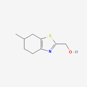 molecular formula C9H13NOS B2675885 (6-Methyl-4,5,6,7-tetrahydro-1,3-benzothiazol-2-yl)methanol CAS No. 1343893-40-2