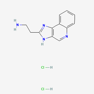 molecular formula C12H14Cl2N4 B2675902 2-(3H-咪唑并[4,5-c]喹啉-2-基)乙胺;二盐酸盐 CAS No. 2490375-77-2