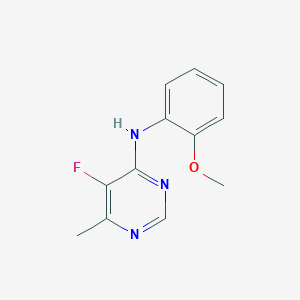 5-Fluoro-N-(2-methoxyphenyl)-6-methylpyrimidin-4-amine