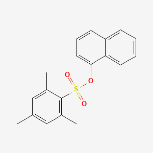 molecular formula C19H18O3S B2675960 Naphthalen-1-yl 2,4,6-trimethylbenzenesulfonate CAS No. 201014-93-9