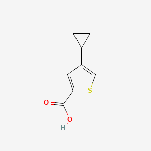 molecular formula C8H8O2S B2675971 4-环丙基噻吩-2-羧酸 CAS No. 1252903-38-0