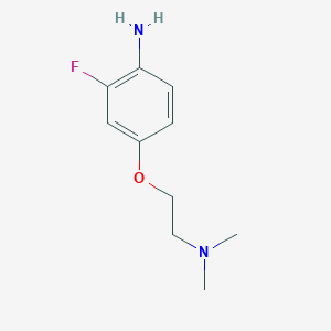 4-[2-(Dimethylamino)ethoxy]-2-fluoroaniline