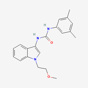1-(3,5-dimethylphenyl)-3-(1-(2-methoxyethyl)-1H-indol-3-yl)urea