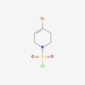 molecular formula C5H7BrClNO2S B2675994 4-溴-3,6-二氢-2H-吡啶-1-磺酰氯 CAS No. 2298683-61-9