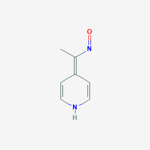 molecular formula C7H8N2O B026760 4-(1-nitrosoethylidene)-1H-pyridine CAS No. 107445-21-6