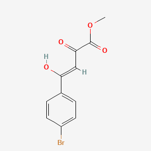 molecular formula C11H9BrO4 B2676009 methyl (2Z)-4-(4-bromophenyl)-2-hydroxy-4-oxobut-2-enoate CAS No. 39847-97-7