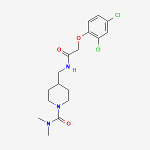 4-{[2-(2,4-dichlorophenoxy)acetamido]methyl}-N,N-dimethylpiperidine-1-carboxamide