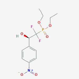Diethyl (1,1-difluoro-2-hydroxy-2-(4-nitrophenyl)ethyl)phosphonate