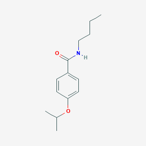 molecular formula C14H21NO2 B267609 N-butyl-4-isopropoxybenzamide 