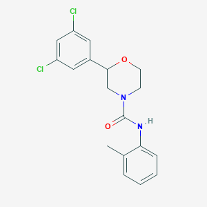 2-(3,5-dichlorophenyl)-N-(o-tolyl)morpholine-4-carboxamide