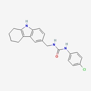 1-(4-chlorophenyl)-3-((2,3,4,9-tetrahydro-1H-carbazol-6-yl)methyl)urea