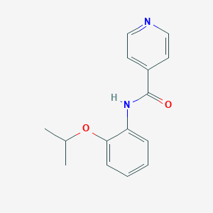 molecular formula C15H16N2O2 B267610 N-(2-isopropoxyphenyl)isonicotinamide 
