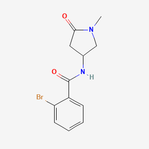 2-bromo-N-(1-methyl-5-oxopyrrolidin-3-yl)benzamide