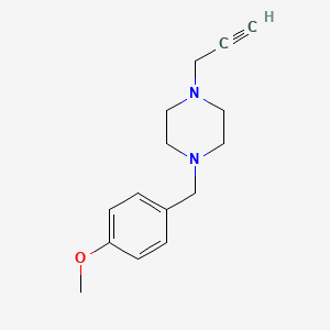 1-[(4-Methoxyphenyl)methyl]-4-(prop-2-yn-1-yl)piperazine