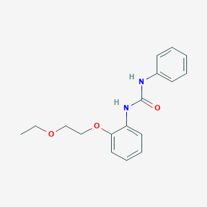 molecular formula C17H20N2O3 B267614 N-[2-(2-ethoxyethoxy)phenyl]-N'-phenylurea 