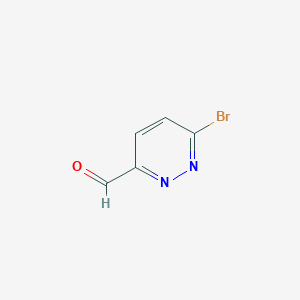 molecular formula C5H3BrN2O B2676153 6-Bromopyridazine-3-carbaldehyde CAS No. 2169110-11-4