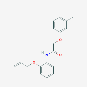 molecular formula C19H21NO3 B267618 N-[2-(allyloxy)phenyl]-2-(3,4-dimethylphenoxy)acetamide 