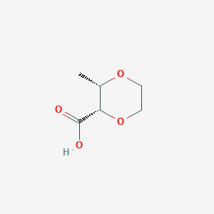 (2S,3S)-3-Methyl-1,4-dioxane-2-carboxylic acid