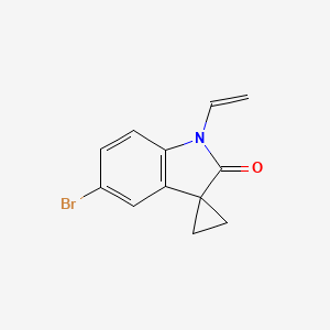 5'-Bromo-1'-ethenyl-1',2'-dihydrospiro[cyclopropane-1,3'-indole]-2'-one