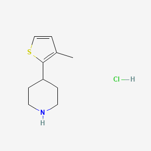4-(3-Methylthiophen-2-yl)piperidine;hydrochloride
