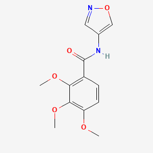 N-(isoxazol-4-yl)-2,3,4-trimethoxybenzamide