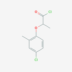molecular formula C10H10Cl2O2 B2676217 2-(4-Chloro-2-methylphenoxy)propionyl chloride CAS No. 4878-28-8