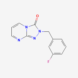 2-(3-fluorobenzyl)-[1,2,4]triazolo[4,3-a]pyrimidin-3(2H)-one