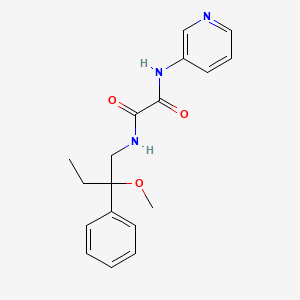 N1-(2-methoxy-2-phenylbutyl)-N2-(pyridin-3-yl)oxalamide