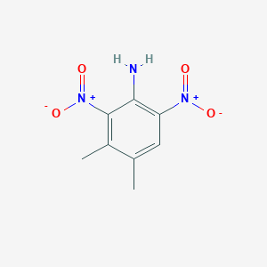 molecular formula C8H9N3O4 B2676256 3,4-Dimethyl-2,6-Dinitroaniline CAS No. 40318-31-8