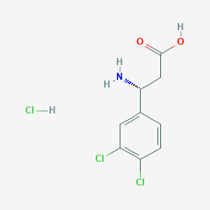 (R)-3-Amino-3-(3,4-dichlorophenyl)propanoic acid hydrochloride