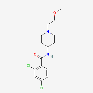2,4-dichloro-N-(1-(2-methoxyethyl)piperidin-4-yl)benzamide