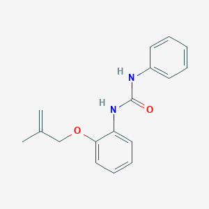 molecular formula C17H18N2O2 B267632 N-{2-[(2-methyl-2-propenyl)oxy]phenyl}-N'-phenylurea 