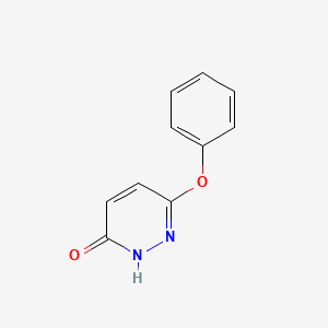 molecular formula C10H8N2O2 B2676323 6-phenoxypyridazin-3(2H)-one CAS No. 1788-55-2