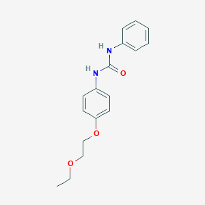 molecular formula C17H20N2O3 B267634 N-[4-(2-ethoxyethoxy)phenyl]-N'-phenylurea 