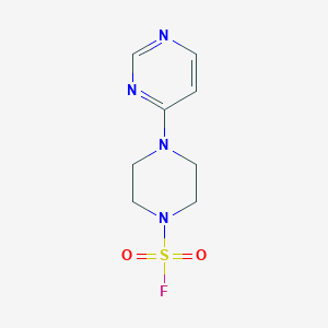 4-Pyrimidin-4-ylpiperazine-1-sulfonyl fluoride