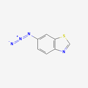 molecular formula C7H4N4S B2676343 6-叠氮基-1,3-苯并噻唑 CAS No. 76006-85-4