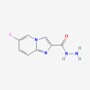 6-Iodoimidazo[1,2-a]pyridine-2-carbohydrazide