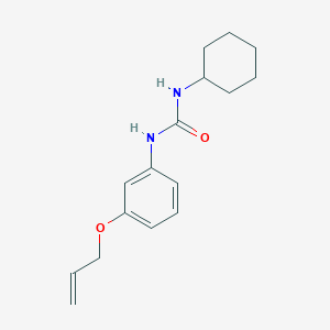 molecular formula C16H22N2O2 B267637 N-[3-(allyloxy)phenyl]-N'-cyclohexylurea 