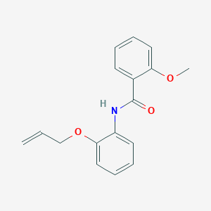 molecular formula C17H17NO3 B267639 N-[2-(allyloxy)phenyl]-2-methoxybenzamide 