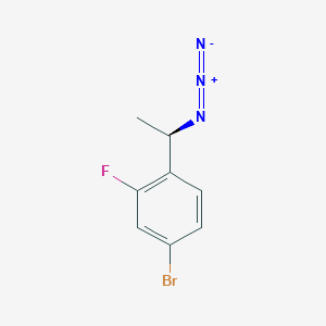 1-[(1R)-1-azidoethyl]-4-bromo-2-fluorobenzene