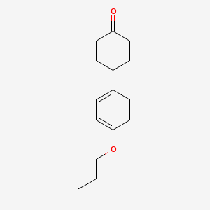 4-(4-Propoxyphenyl)cyclohexanone