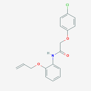 molecular formula C17H16ClNO3 B267640 N-[2-(allyloxy)phenyl]-2-(4-chlorophenoxy)acetamide 